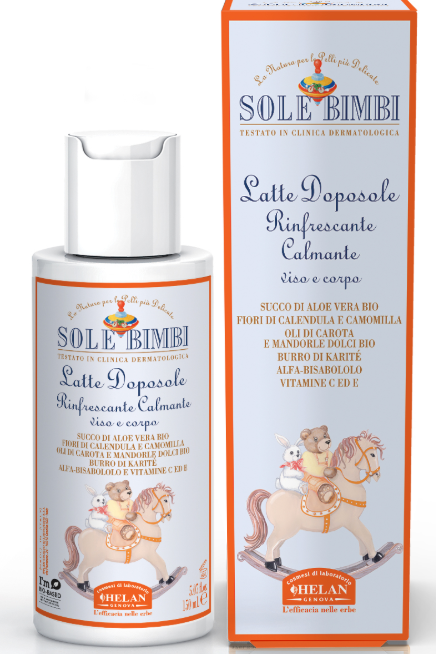 Helan Sole Bimbi Latte Doposole Rinfrescante e Calmante 150 ml